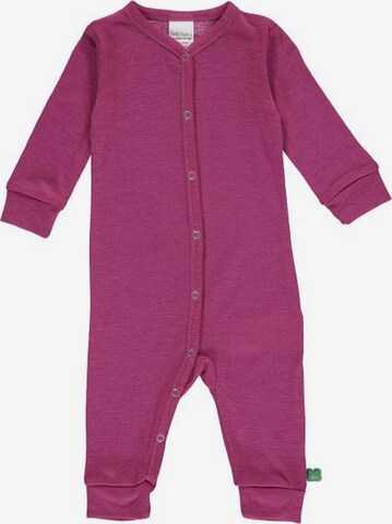 Fred's World by GREEN COTTON Romper/Bodysuit in Purple: front