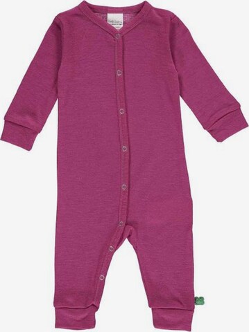 Tutina / body per bambino di Fred's World by GREEN COTTON in lilla: frontale