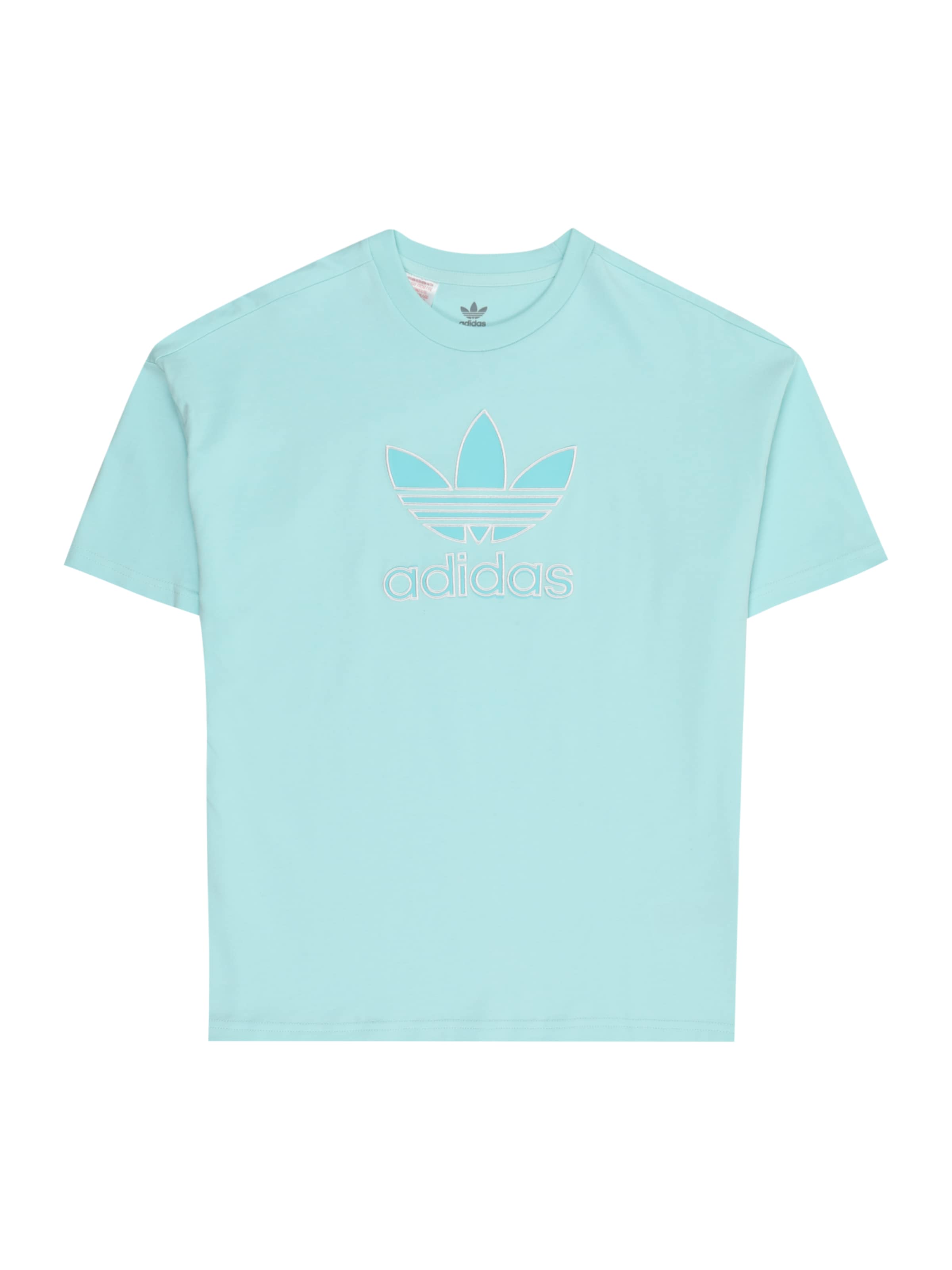 ADIDAS ORIGINALS Shirt 'Trefoil' in Green: front
