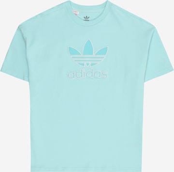 ADIDAS ORIGINALS Shirt 'Trefoil' in Groen: voorkant