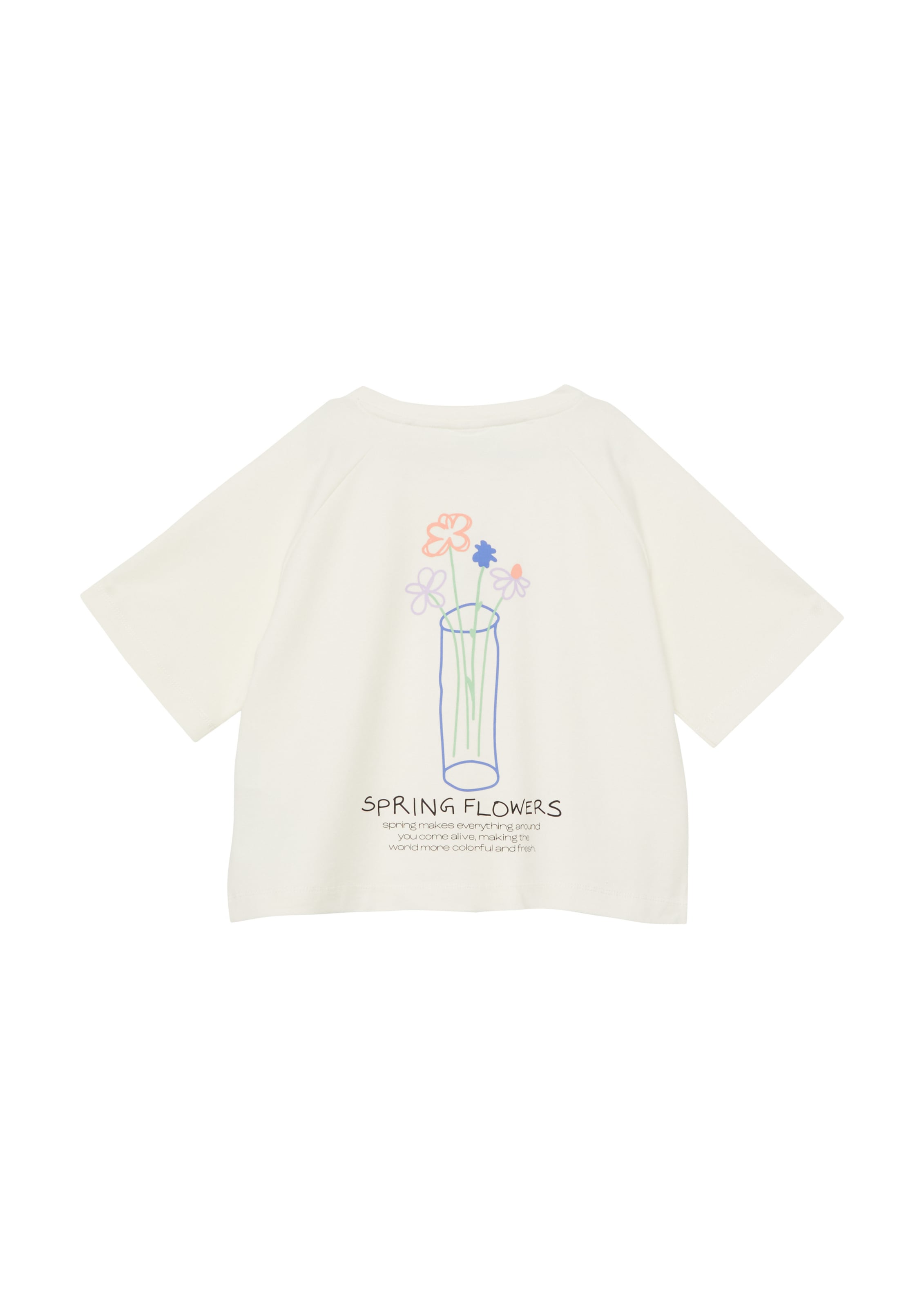 T-Shirt s.Oliver en beige : devant