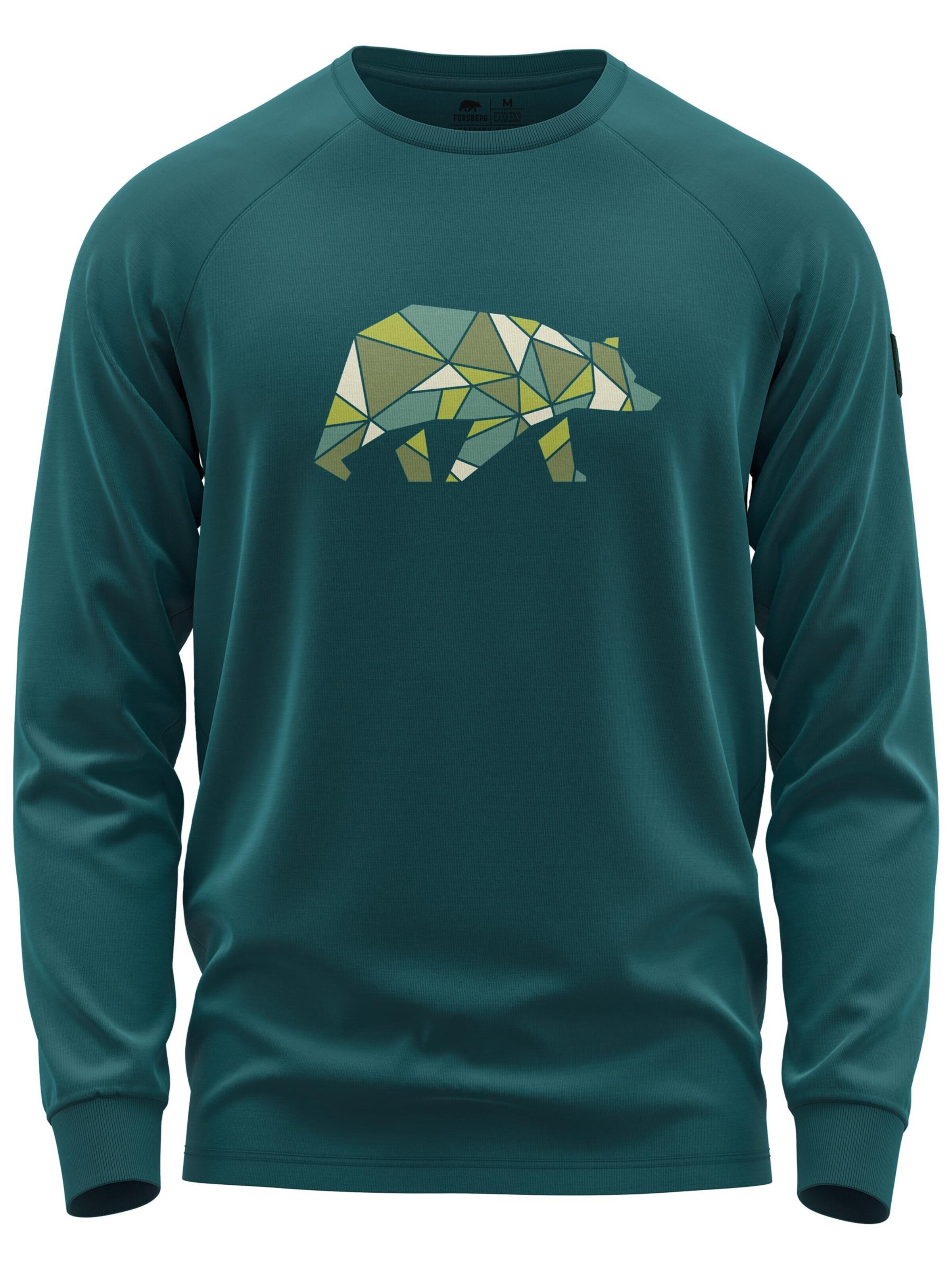 FORSBERG Sweatshirt in Green: front