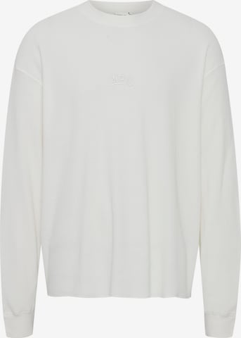 !Solid Sweatshirt 'Sdfletcher' in White: front