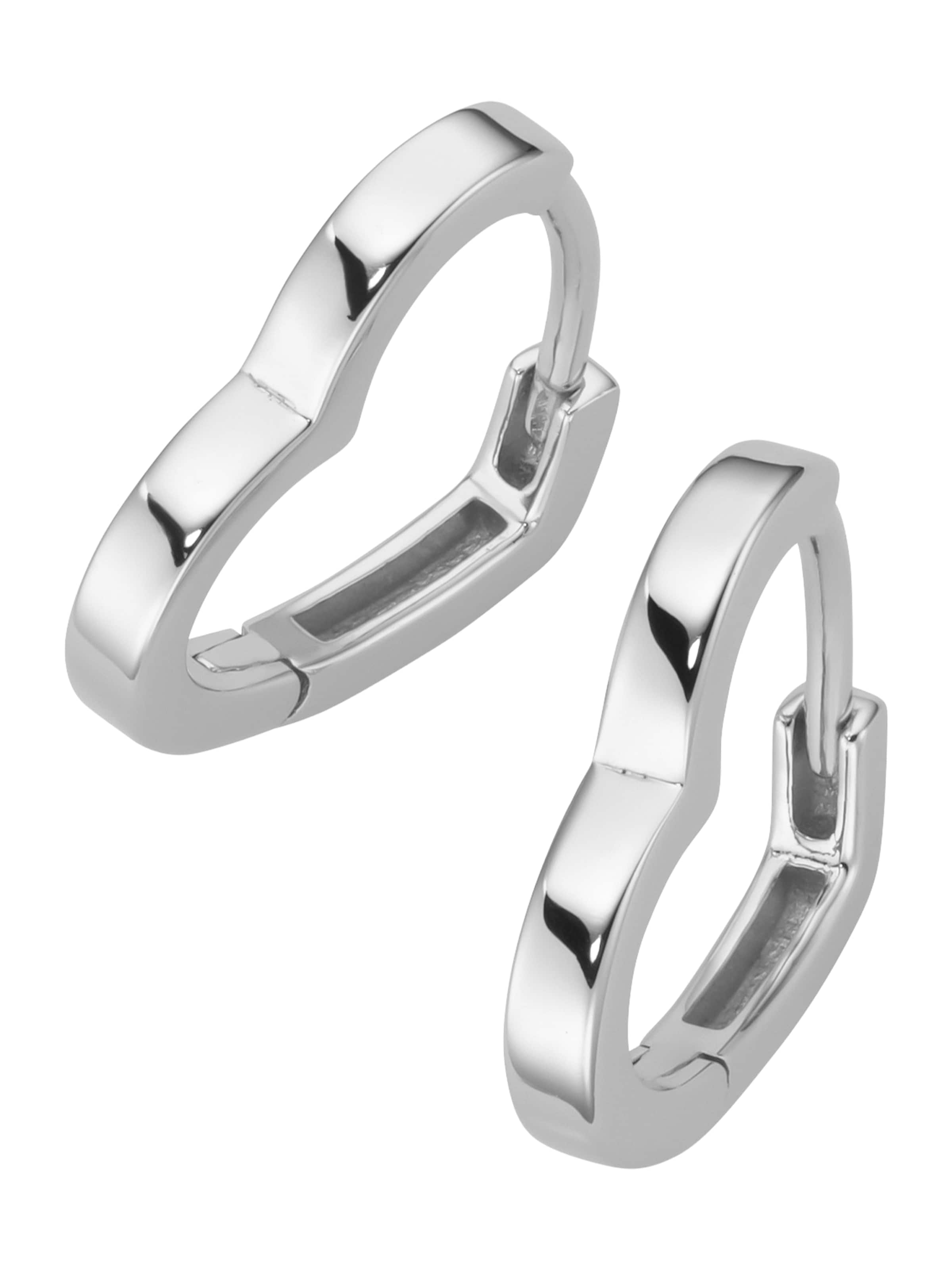 Smart Jewel Oorbellen in Zilver: voorkant