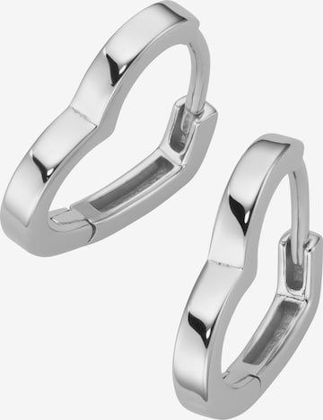 Smart Jewel Ohrringe in Silber: Vorderseite