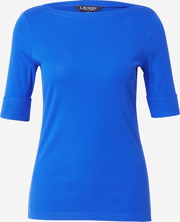 Lauren Ralph Lauren Μπλουζάκι 'JUDY' σε μπλε: μπροστά