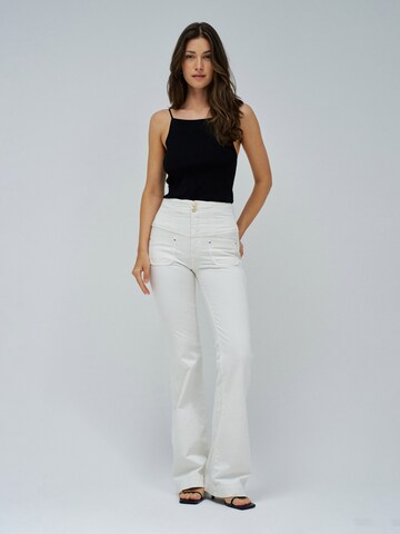 Wide Leg Jean 'Diva' Salsa Jeans en blanc