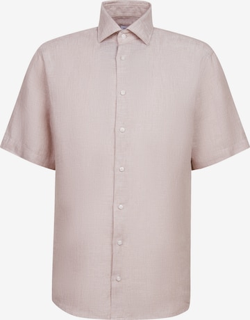 Coupe regular Chemise business SEIDENSTICKER en beige : devant