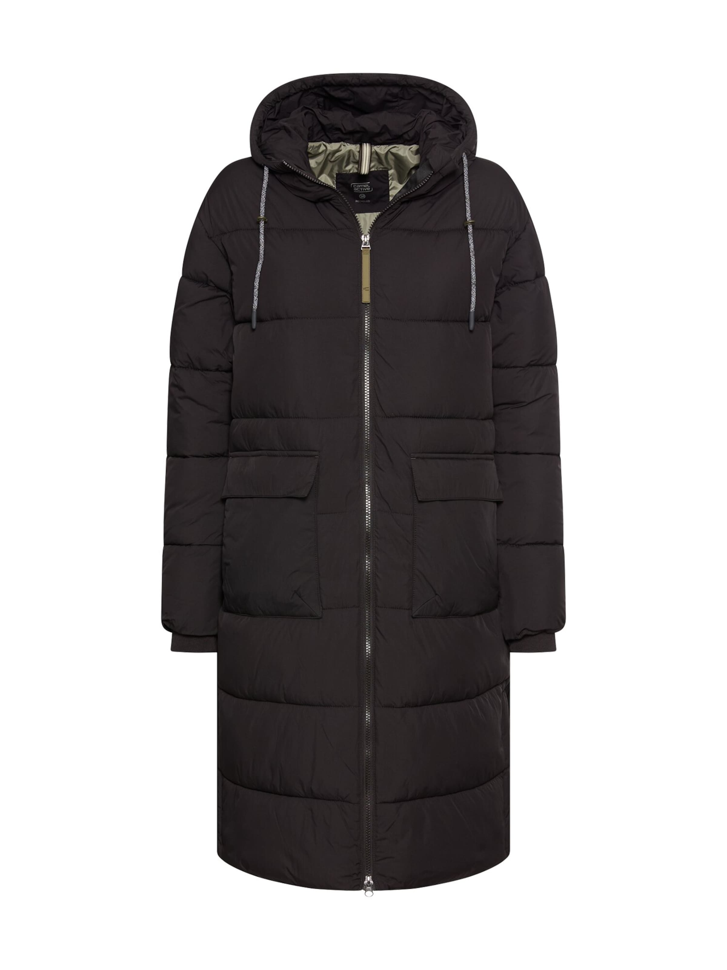 CAMEL ACTIVE Winter Coat in Black: front