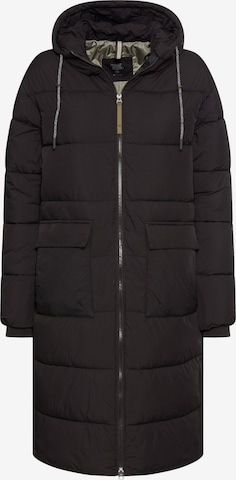 CAMEL ACTIVE Winter Coat in Black: front