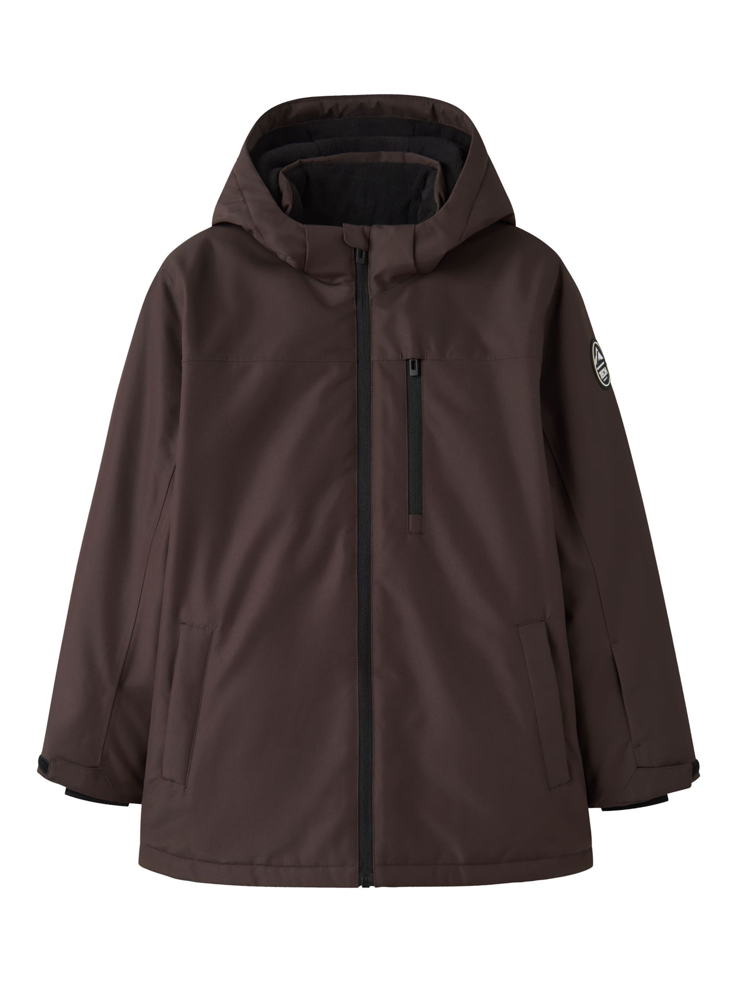 NAME IT - Chaqueta deportiva 'SNOW10' en marrón: frente