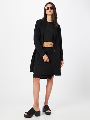 Calvin Klein Демисезонное пальто в Черный