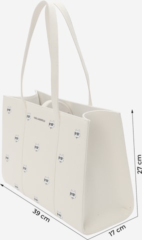 Shopper 'Ikonik 2.0' di Karl Lagerfeld in beige