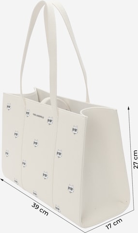 Karl Lagerfeld Μεγάλη τσάντα 'Ikonik 2.0' σε μπεζ