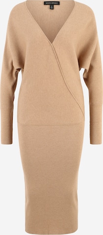 Robes en maille Banana Republic Tall en beige : devant