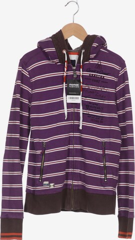 Gaastra Sweatshirt & Zip-Up Hoodie in M in Purple: front