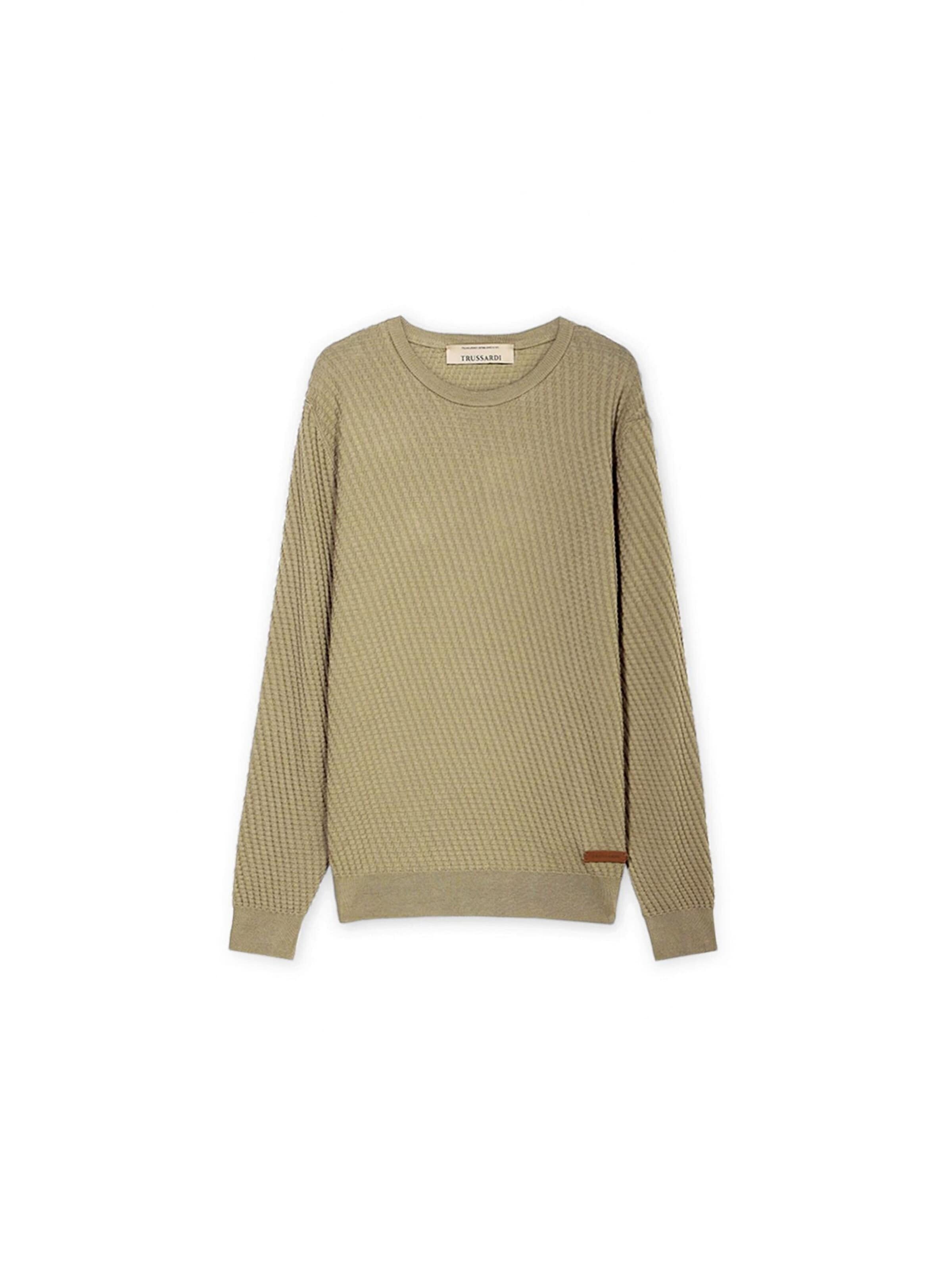 Trussardi Trui in Groen: voorkant