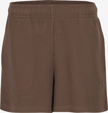 Pantaloni di Karl Kani in marrone: frontale