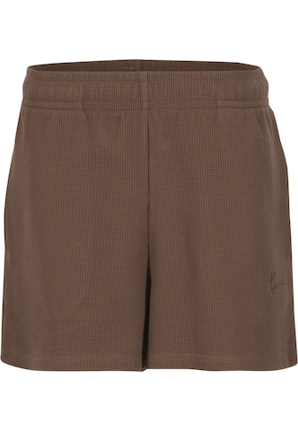 Karl Kani Regular Broek in Bruin: voorkant