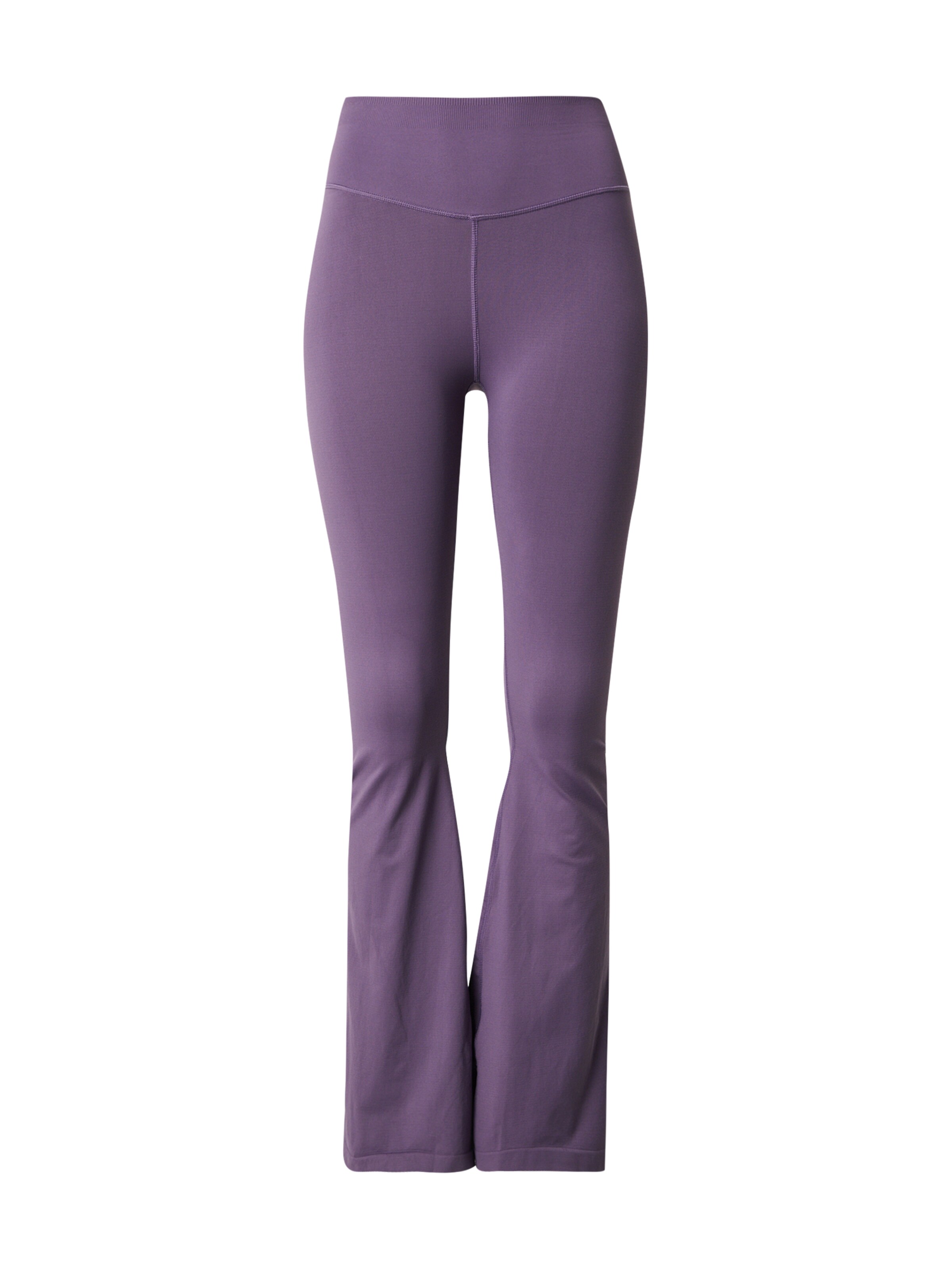 évasé Pantalon de sport Fabletics en violet : devant