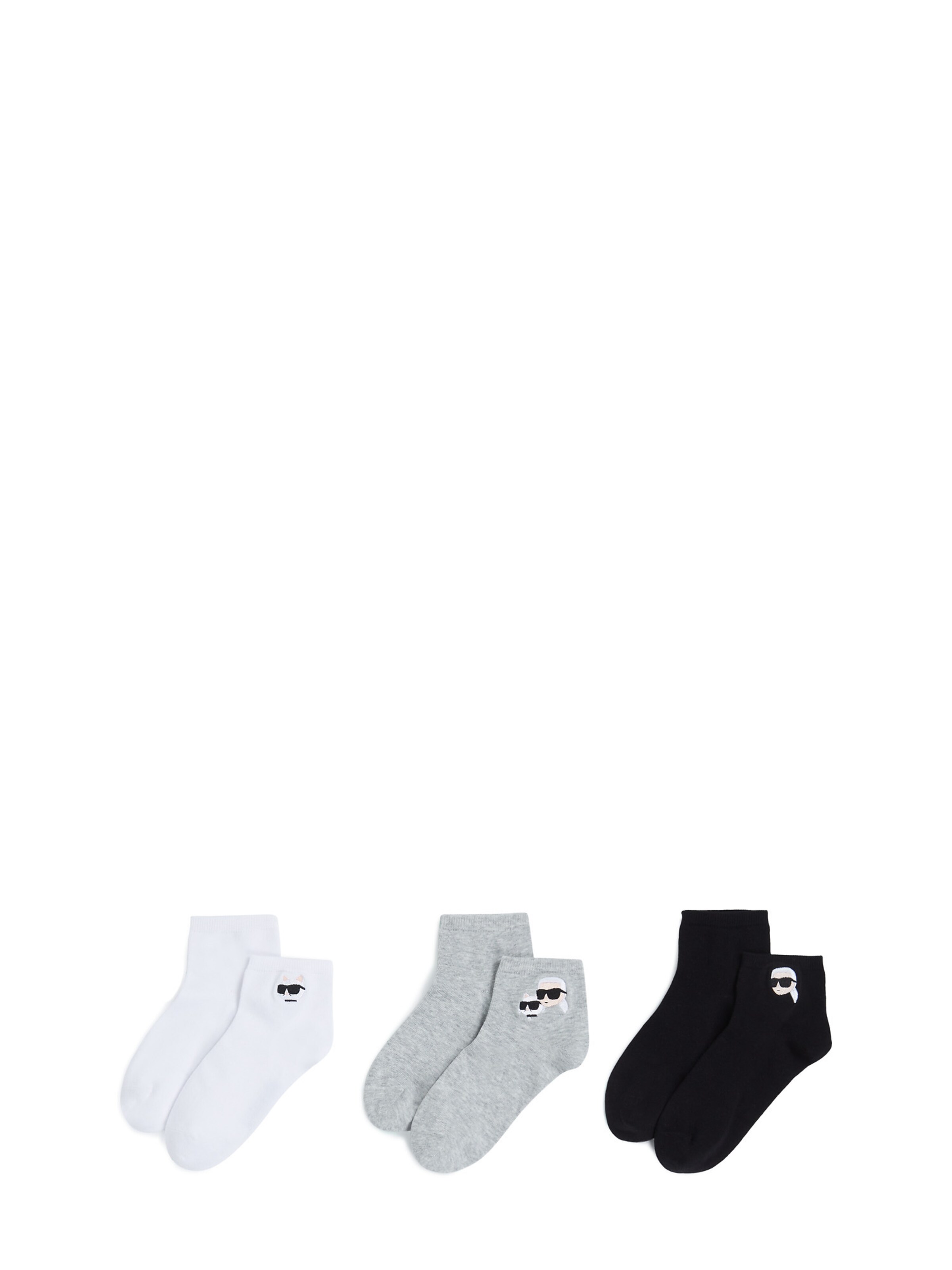 Karl Lagerfeld Socks in Black: front