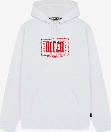 IUTER Sweatshirt in White: front