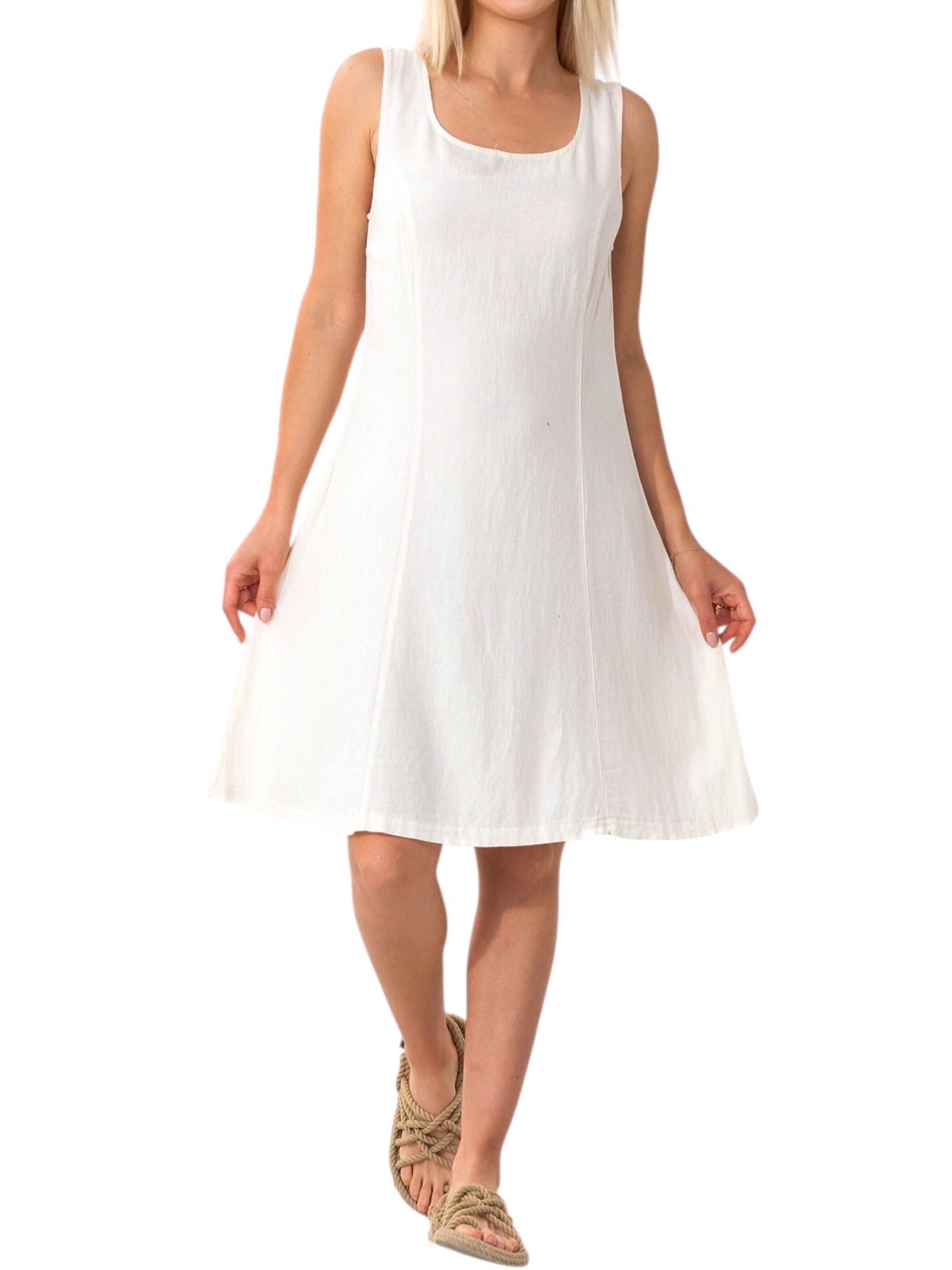 Robe d’été 'AMIRA' WENOR en blanc