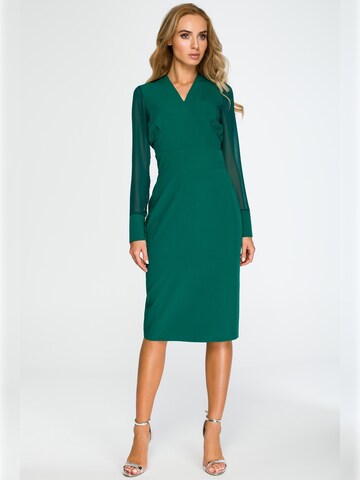 Stylove Jurk in Groen: voorkant