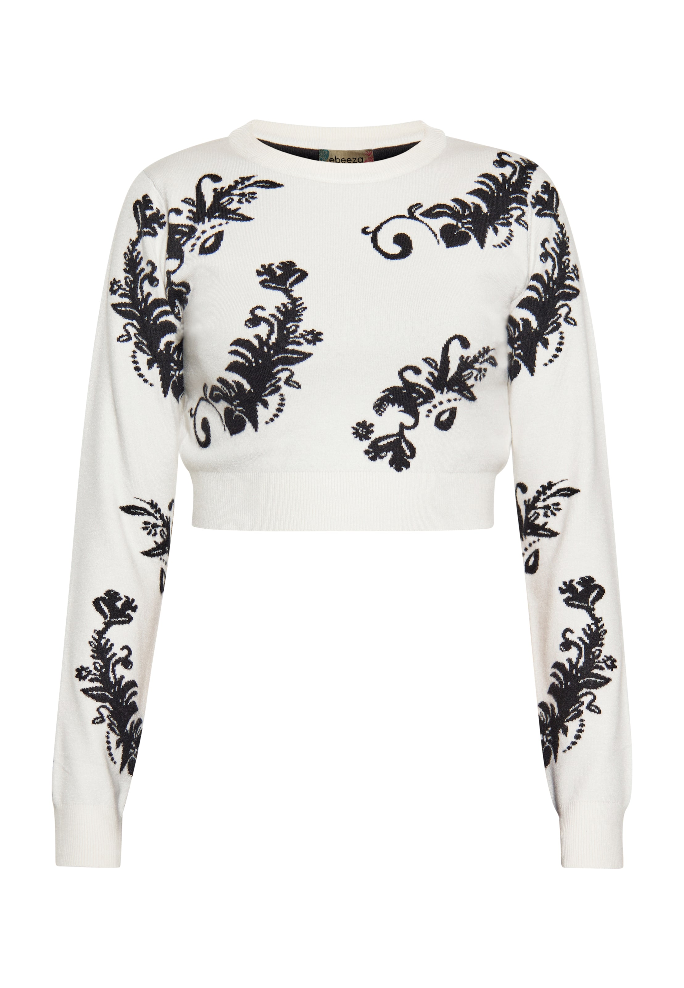 ebeeza Trui in Wit: voorkant