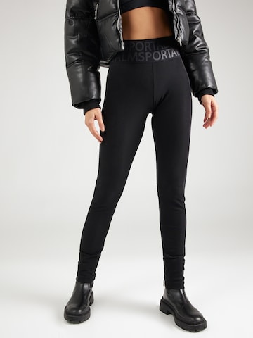 Sportalm Kitzbühel - Skinny Leggings 'Grayson' em preto: frente