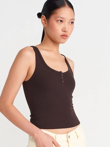 Dilvin Blouse in Brown