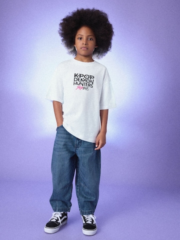 balta Next Marškinėliai 'KPOP Demon Hunters'