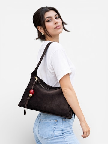 Cheval Firenze Shoulder Bag 'Emma' in Brown: front