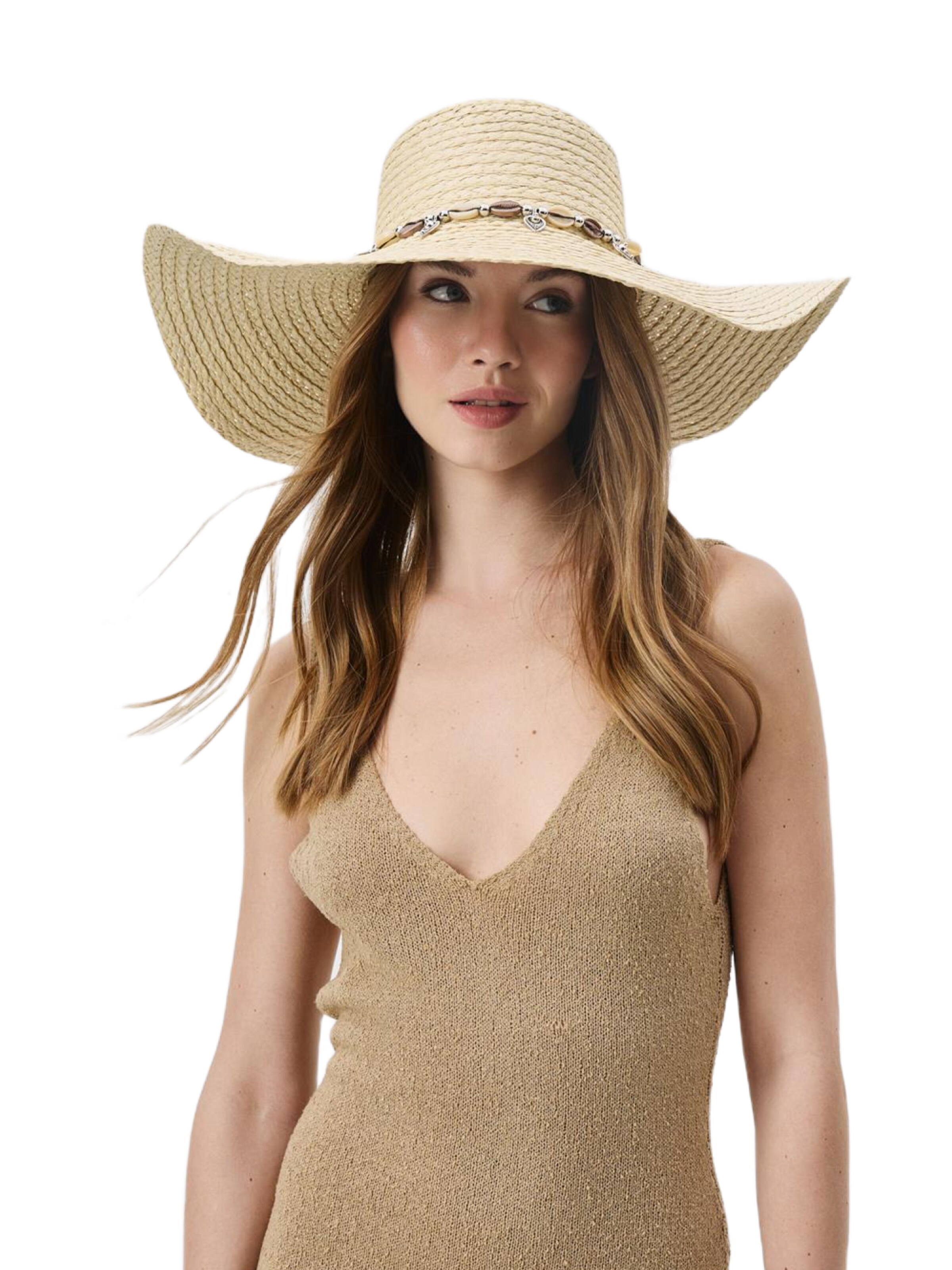 C&City Hat in Beige: front