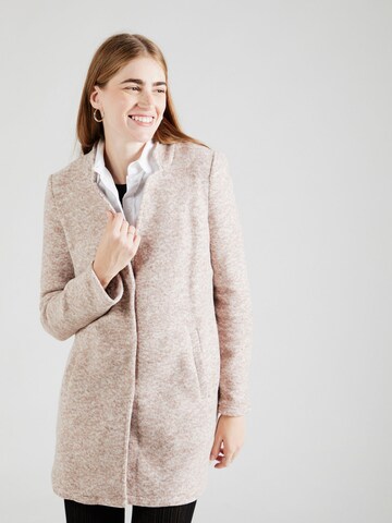 VERO MODA Between-seasons coat 'VMBRUSHEDKATRINE' in Brown: front