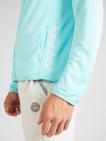 BIDI BADU Athletic Zip-Up Hoodie in Blue