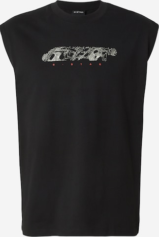 G-STAR Футболка в Черный: спереди