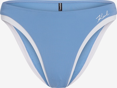 Karl Lagerfeld Bikinihousut värissä vaaleansininen / valkoinen, Tuotenäkymä