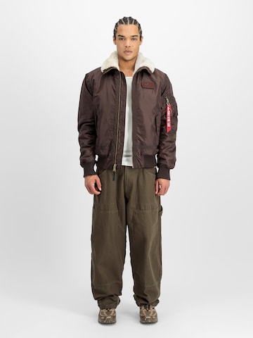 ALPHA INDUSTRIES Winterjas 'B-15 III TT' in Bruin: voorkant