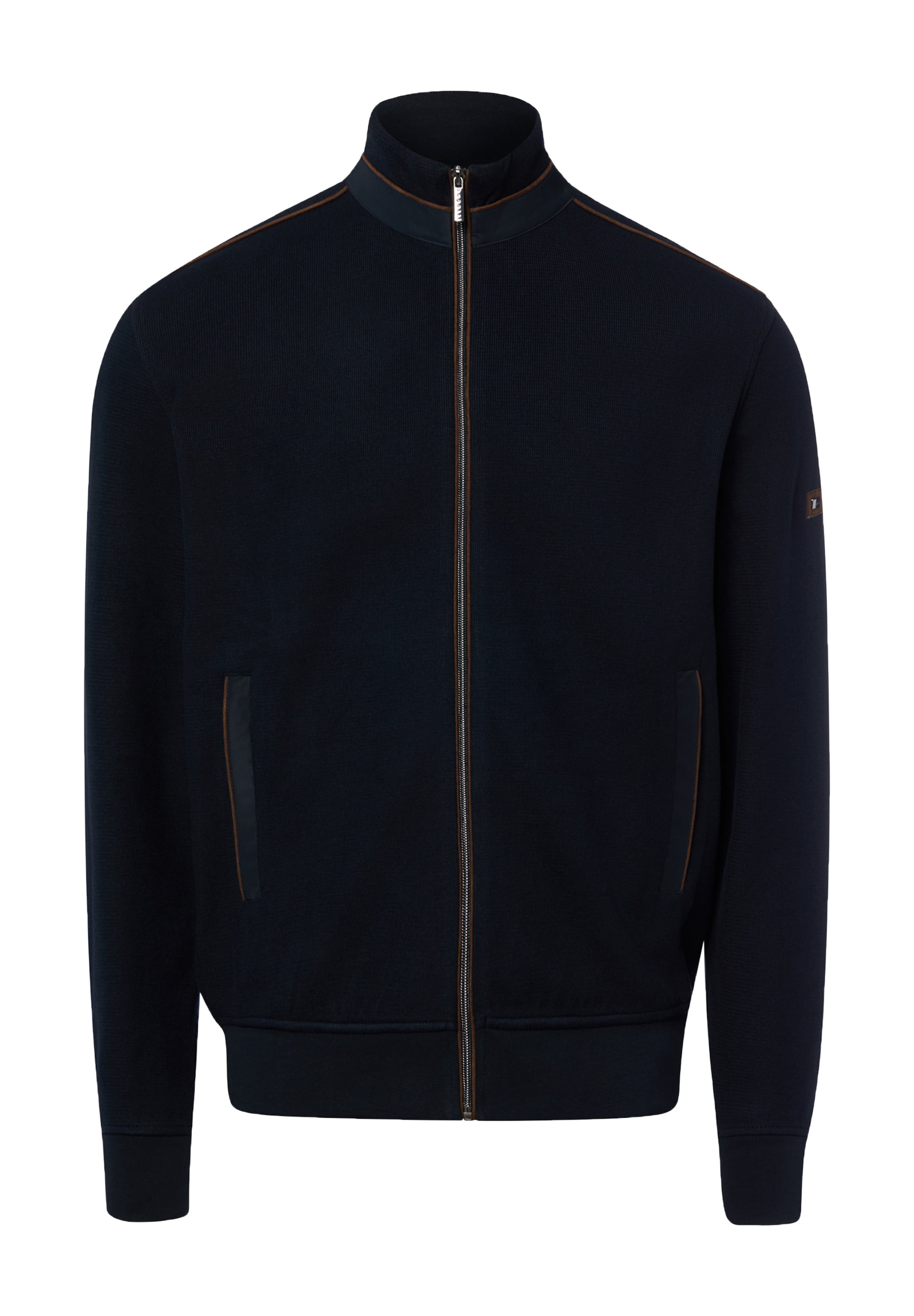 bugatti Knit Cardigan in Blue: front
