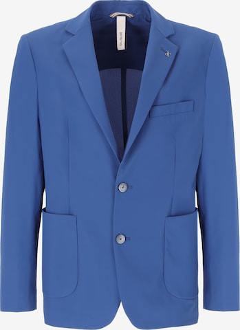Distretto12 - Ajuste estrecho Chaqueta saco en azul: frente