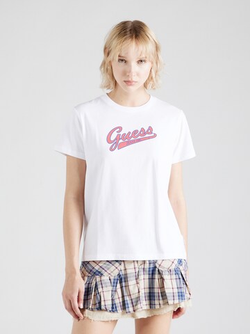 GUESS JEANS T-Shirt in Weiß: Vorderseite
