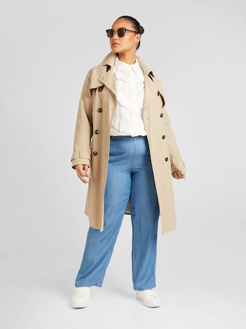 Vero Moda Curve Tapered Byxa 'HARPER ' i blå