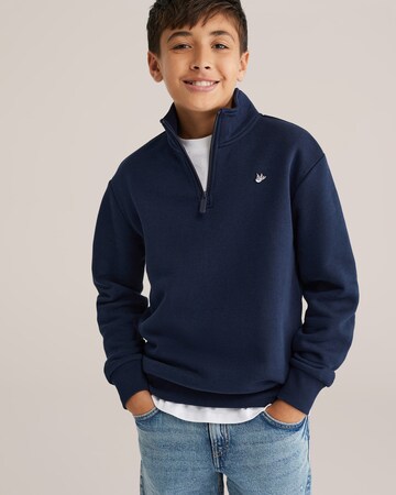 Sweat WE Fashion en bleu : devant