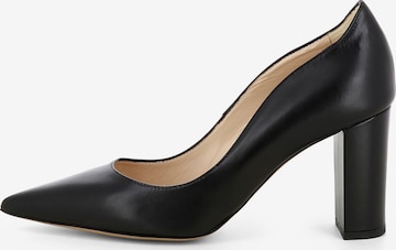 Escarpins 'JESSICA' EVITA en noir : devant