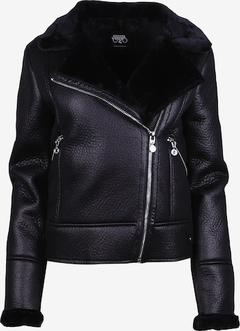 Le Temps Des Cerises Between-Season Jacket 'BONY' in Black: front