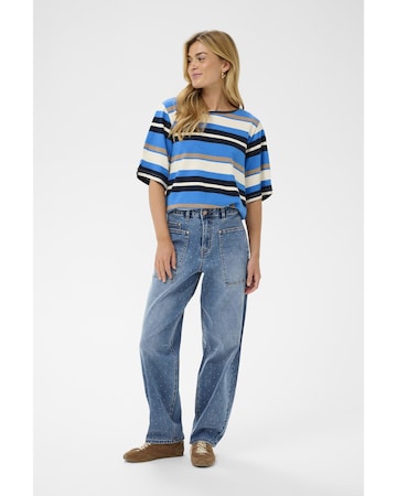 Cream Regular Jeans in Blauw