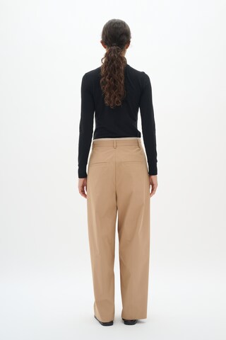Wide Leg Pantalon à pince 'Malaia' InWear en beige