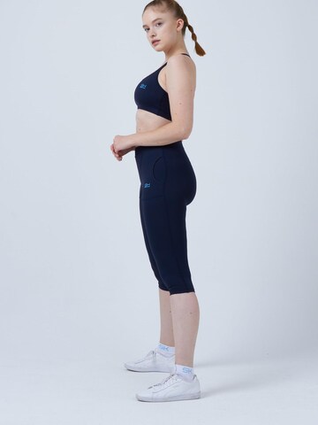 SPORTKIND Skinny Leggings '3/4-Leggings' in Blauw