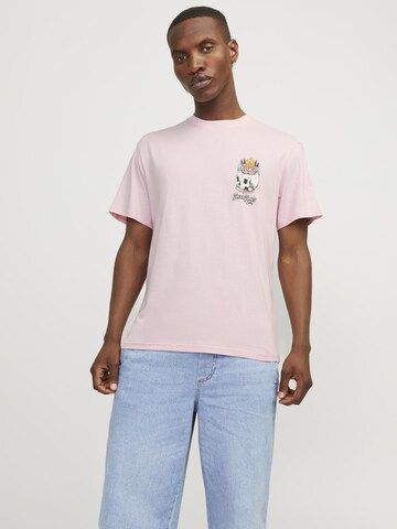 JACK & JONES Shirt in Roze: voorkant